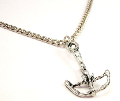 Crossbow Single Charm Necklace