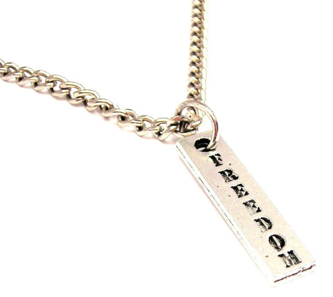 Freedom Single Charm Necklace