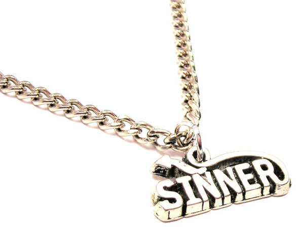 Sinner Single Charm Necklace