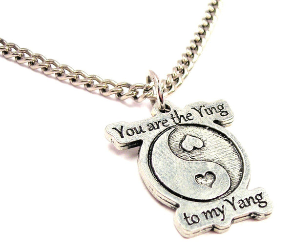 You Are The Ying To My Yang Single Charm Necklace