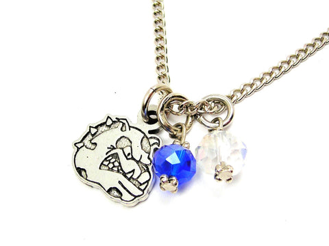 Bulldog Mascot Necklace