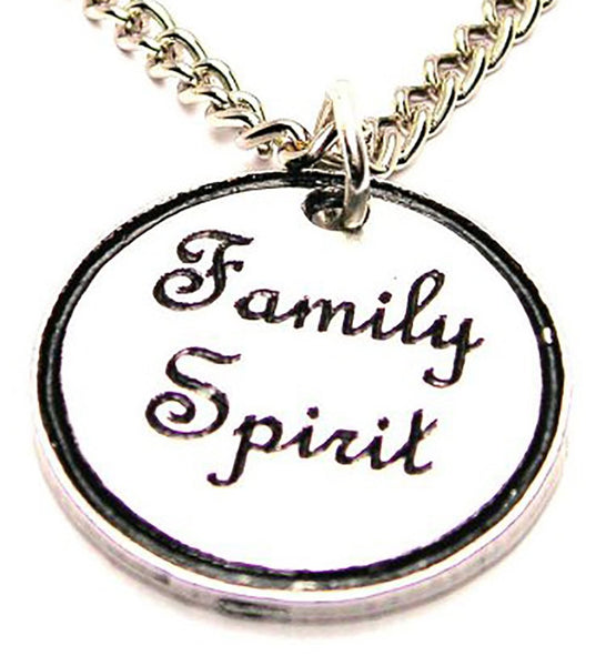 Family Spirit Single Charm Necklace