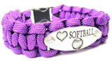 Love Softball 550 Military Spec Paracord Bracelet