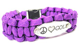 Peace Love Golf 550 Military Spec Paracord Bracelet