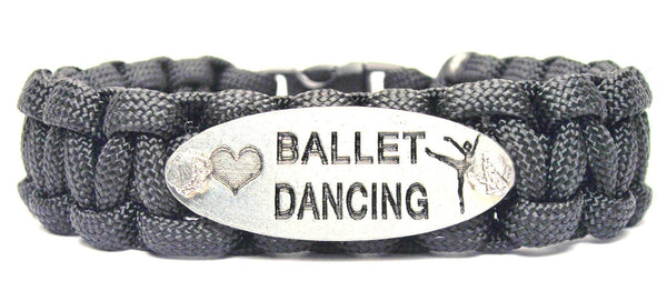 Love Ballet Dancing 550 Military Spec Paracord Bracelet