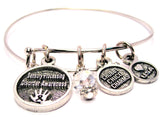 Sensory Processing Disorder Awareness Bangle Bracelet