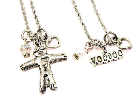 Voodoo Set Of 2 Rope Chain Necklaces