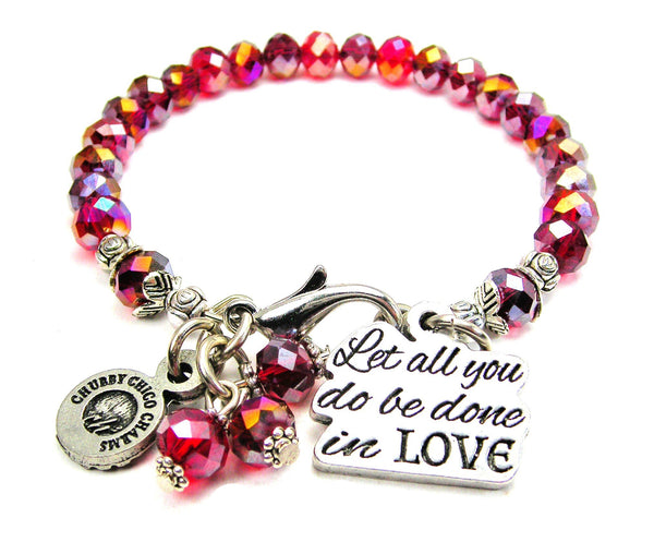Let All You Do Be Done In Love Catalog Splash Of Color - Red