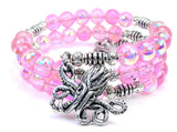 Cthulu Sea Siren Ocean Glass Wrap Bracelet