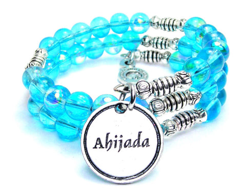 Ahijada Sea Siren Ocean Glass Wrap Bracelet