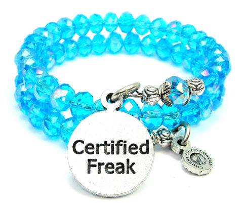 Certified Freak Sea Siren Ocean Glass Wrap Bracelet