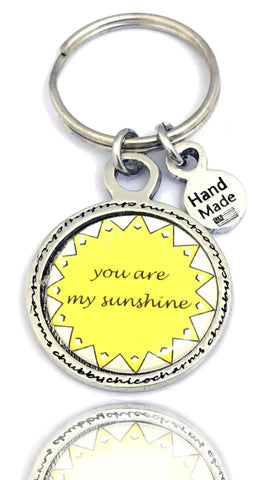 You Are My Sunshine Framed Resin Key Chain
