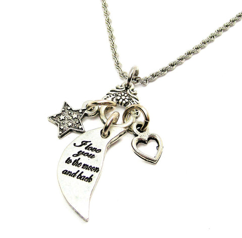 I Love You To The Moon And Back Catalog Necklace