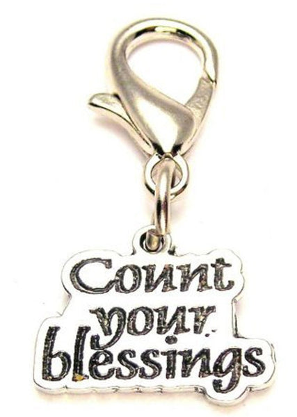 Count Your Blessings Zipper Pull