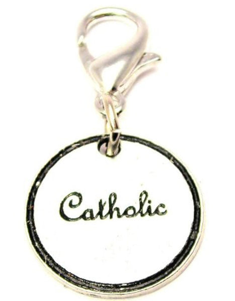 Catholic Circle Zipper Pull