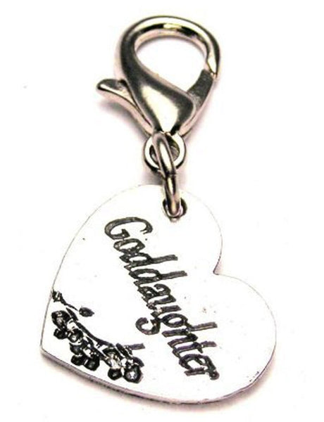 Goddaughter Heart Zipper Pull