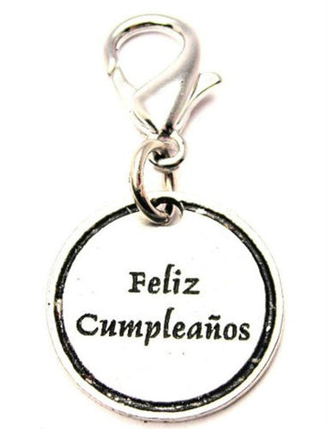 Feliz Cumpleanos Zipper Pull