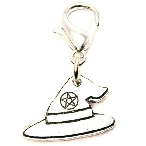 Witch Hat With Pentacle Zipper Pull