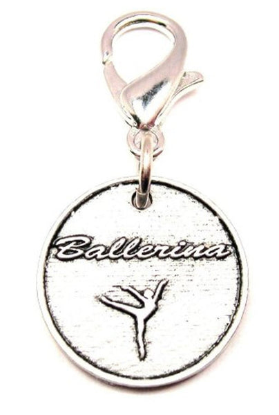 Ballerina Circle Zipper Pull