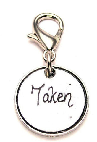 Taken Circle Zipper Pull