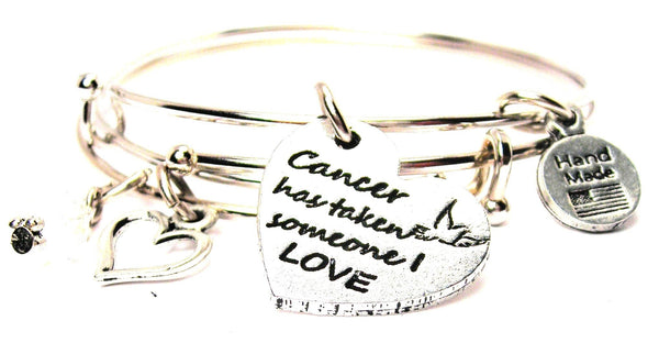 cancer bracelet, cancer awareness bracelet, bereavement bracelet, in memoriam bracelet