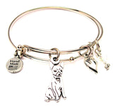 Chihuahua bracelet, Chihuahua bangles, Chihuahua jewelry, dog bracelet, dog bangle, dog lover bracelet