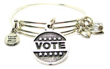 Vote Expandable Bangle Bracelet Set
