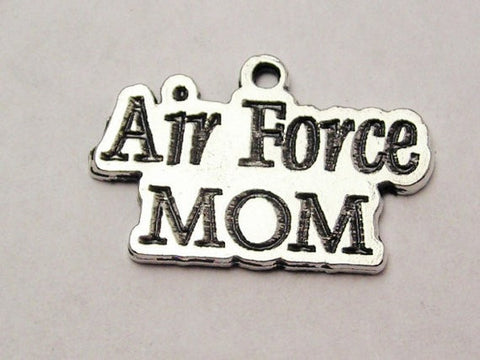 Air Force Mom Genuine American Pewter Charm