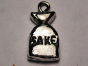 Sake Genuine American Pewter Charm