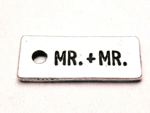 Mr. And Mr. Tab Genuine American Pewter Charm