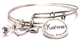 karma bracelet, karma bangles, karma jewelry, expression jewelry, expression bracelet, inspirational jewelry