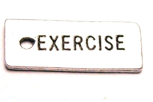 Exercise Genuine American Pewter Charm