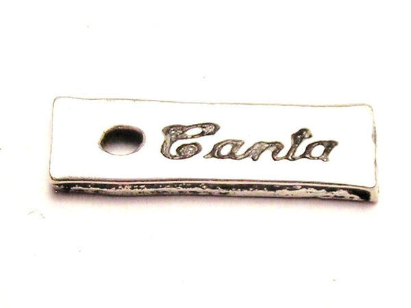 Canta Sing In Spanish Genuine American Pewter Charm