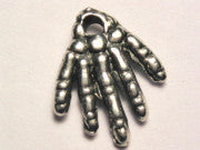 Skeleton Hand Genuine American Pewter Charm