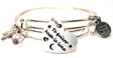 Spanish language jewelry, love jewelry, I love you to the moon and back bracelet