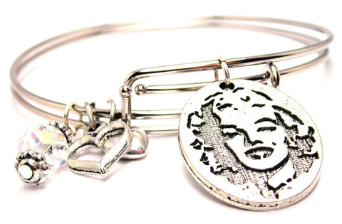 Marilyn Monroe bracelet, Marilyn Monroe bangles, Marilyn Monroe jewelry