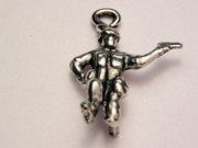 Kneeling Soldier Genuine American Pewter Charm