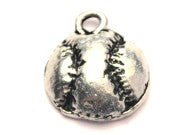 Softball Baseball Genuine American Pewter Charm