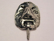 Tribal Indian Face Genuine American Pewter Charm