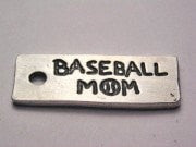 Baseball Mom With Baseball Genuine American Pewter Charm