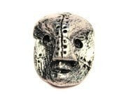 Executioner Mask Style 2 Genuine American Pewter Charm