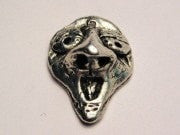 Old Man Face Mask Genuine American Pewter Charm