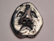 Sad Face Mask Genuine American Pewter Charm