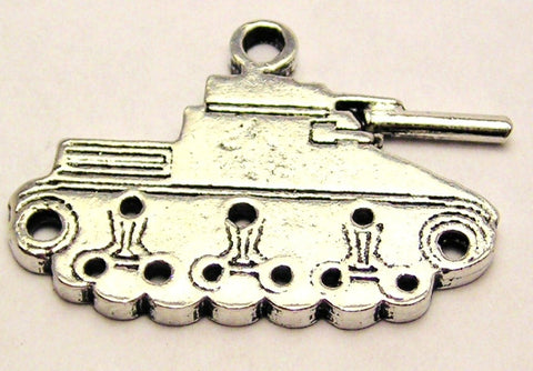 Military Tank Genuine American Pewter Charm