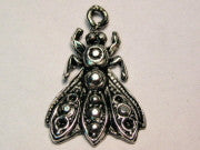 Queen Bee Genuine American Pewter Charm