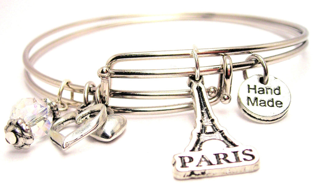 Eiffel Tower Charm Bracelet Paris Beautiful Gold Tone Preowned Girls Small  6"-8" | eBay