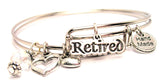 retirement bracelet, retirement bangles, retirement jewelry, retired jewelry