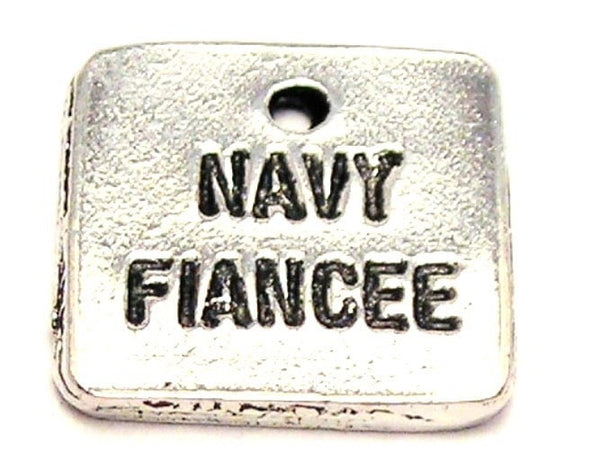 Navy Fiancé Genuine American Pewter Charm