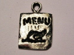 Menu Genuine American Pewter Charm