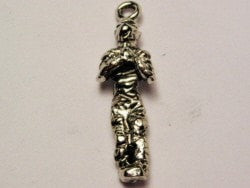 Egyptian Mummy Genuine American Pewter Charm